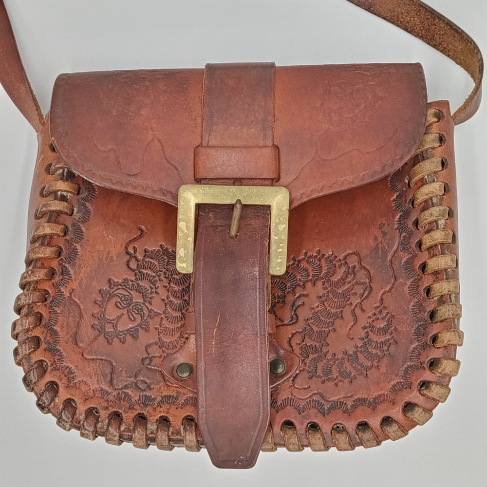Vintage Handmade Leather Bag